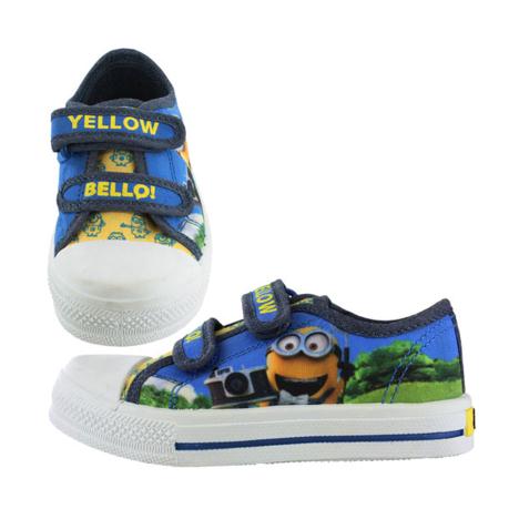 Minions Yellow Bello Kids Canvas Plimsoll Trainers £13.99